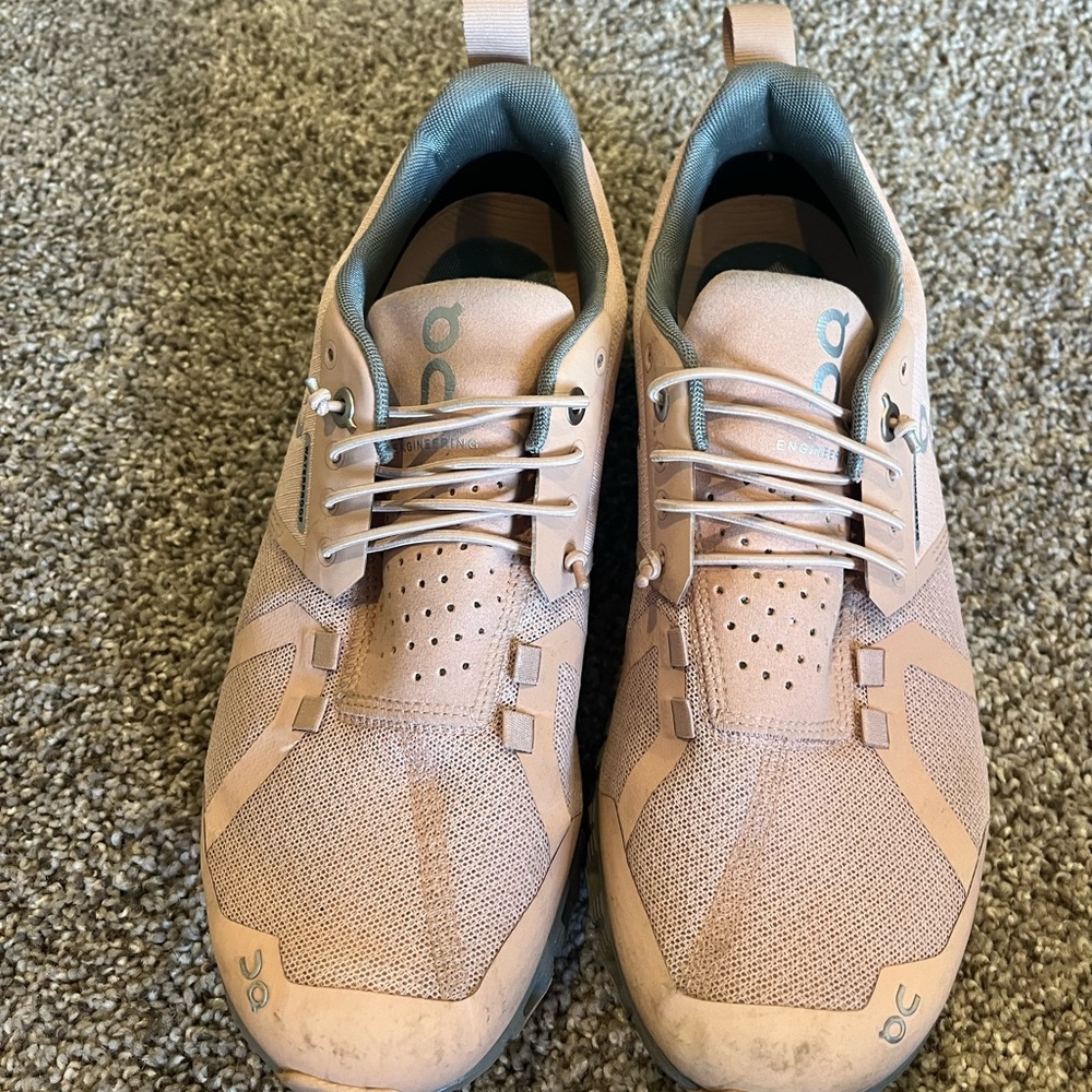 On women’s pink shoes size 8
